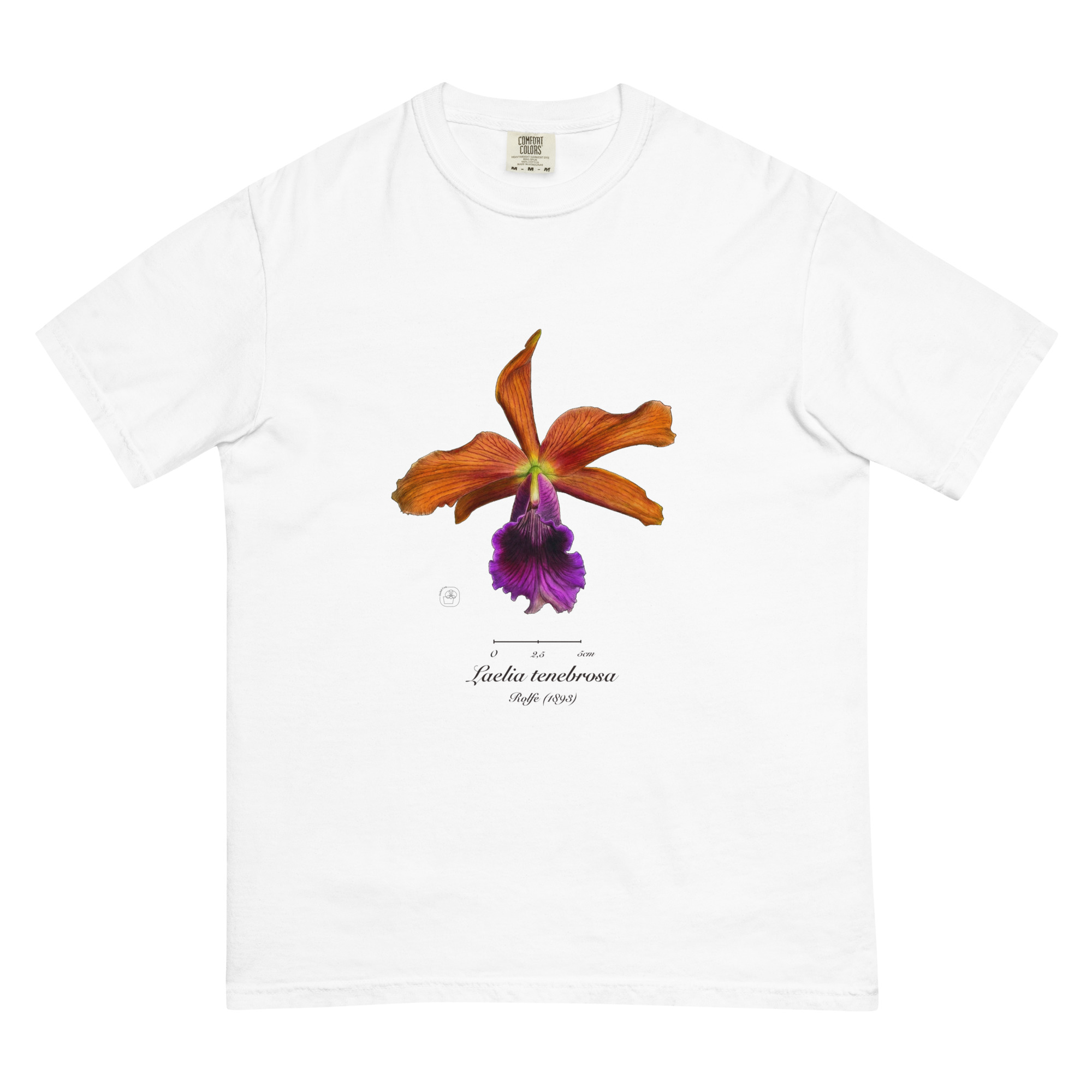 Laelia tenebrosa close โ Heritage T-Shirt | Vintage Botanical Orchid | Scientific Illustration | Premium Cotton | Orchid Gift - Image 27