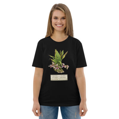 Ancistrochilus rothschildianus Botanical Orchid T-Shirt | Premium Organic Cotton | Scientific Botanical Illustration | Plant Lover Gift | Sustainable Fashion2