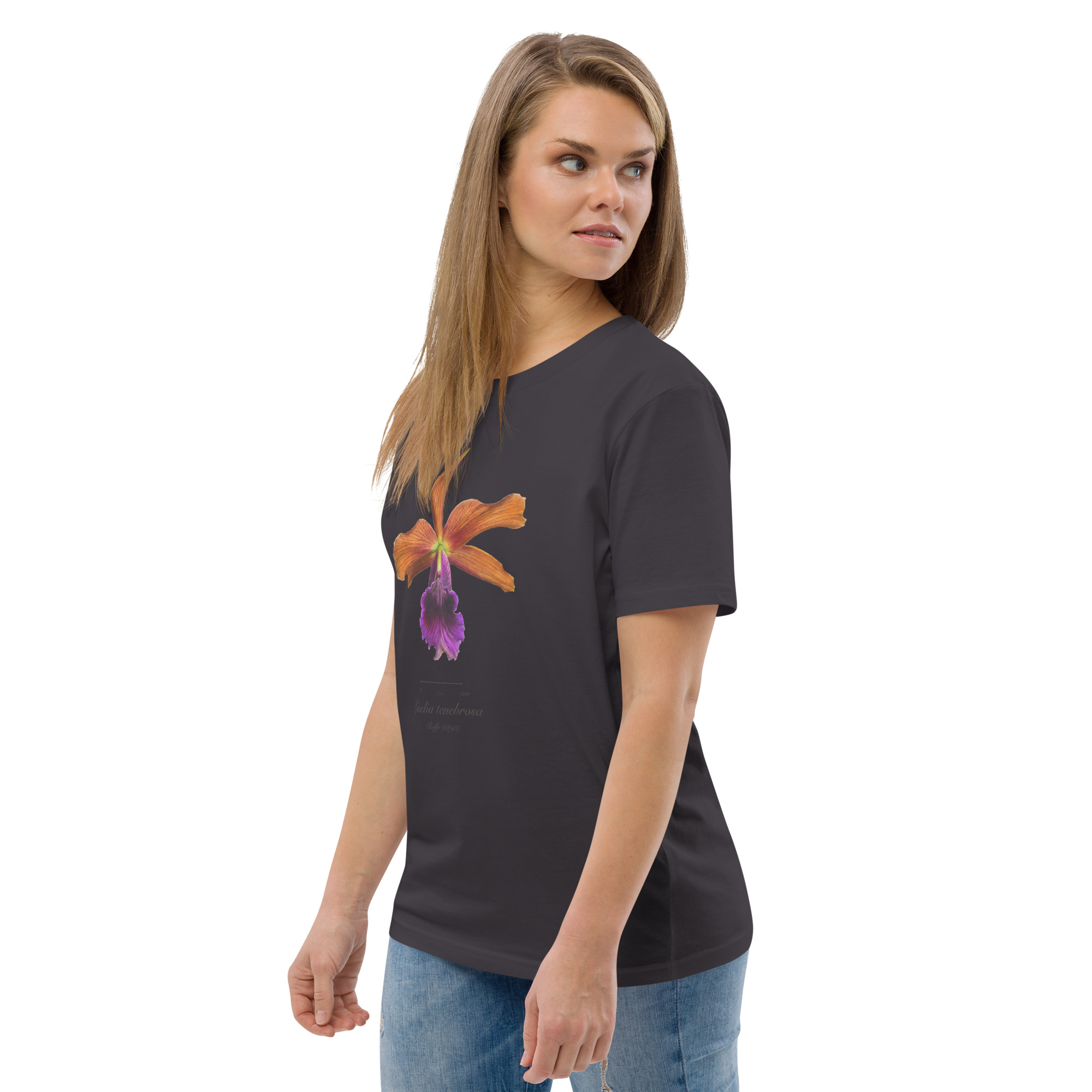 Laelia tenebrosa Botanical Orchid T-Shirt | Premium Organic Cotton | Scientific Botanical Illustration | Plant Lover Gift | Sustainable Fashion - Image 21