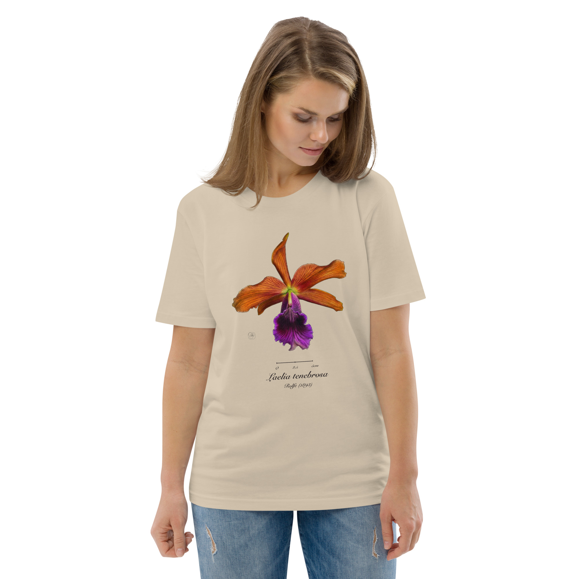 Laelia tenebrosa Botanical Orchid T-Shirt | Premium Organic Cotton | Scientific Botanical Illustration | Plant Lover Gift | Sustainable Fashion - Image 50