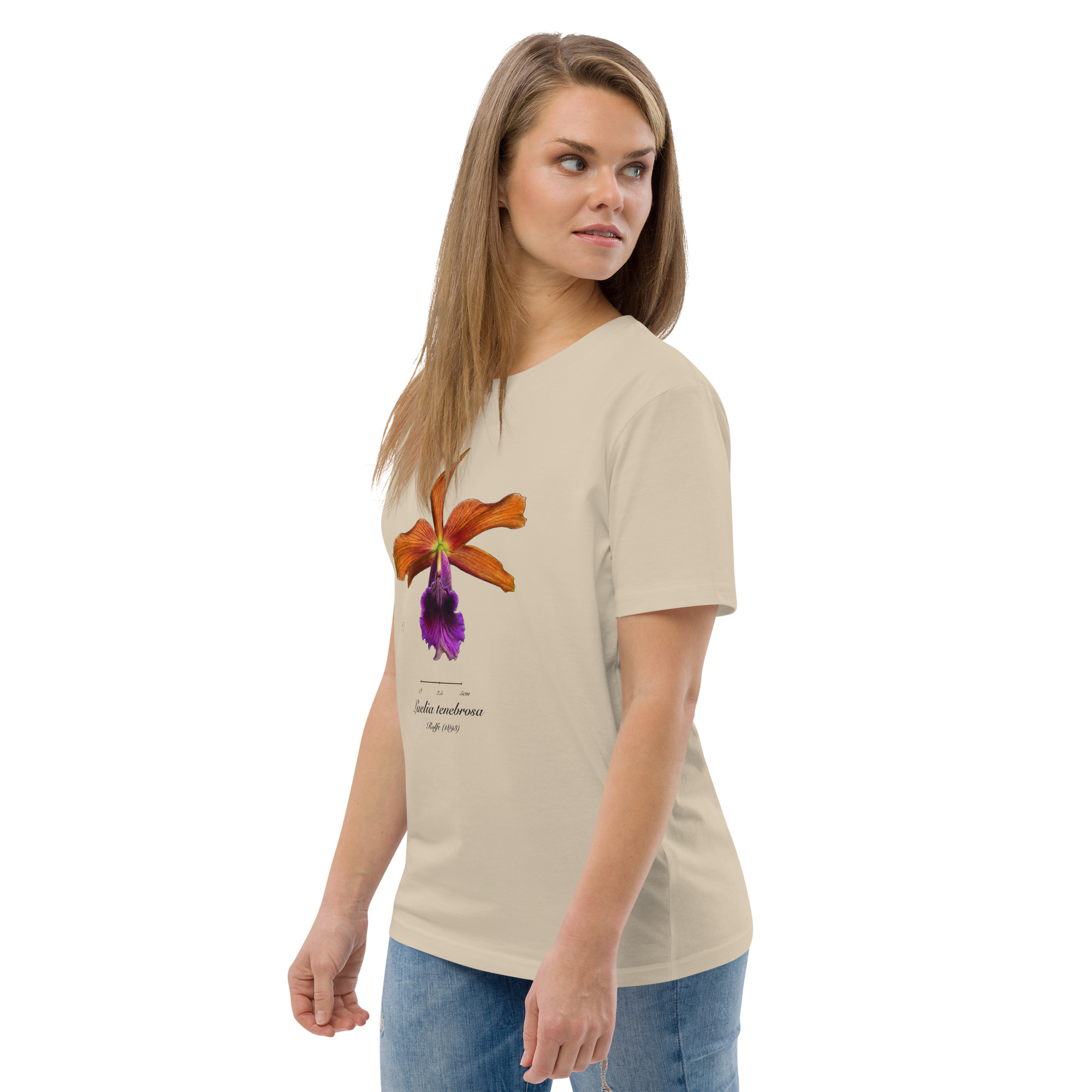 Laelia tenebrosa Botanical Orchid T-Shirt | Premium Organic Cotton | Scientific Botanical Illustration | Plant Lover Gift | Sustainable Fashion - Image 53