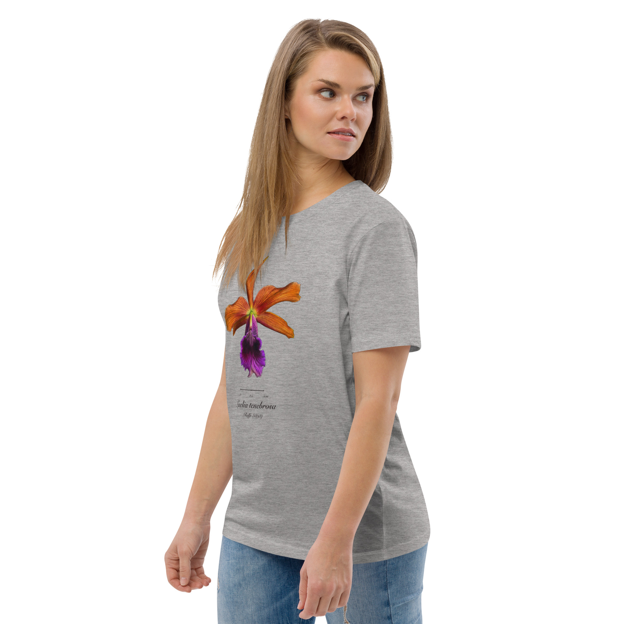Laelia tenebrosa Botanical Orchid T-Shirt | Premium Organic Cotton | Scientific Botanical Illustration | Plant Lover Gift | Sustainable Fashion - Image 45