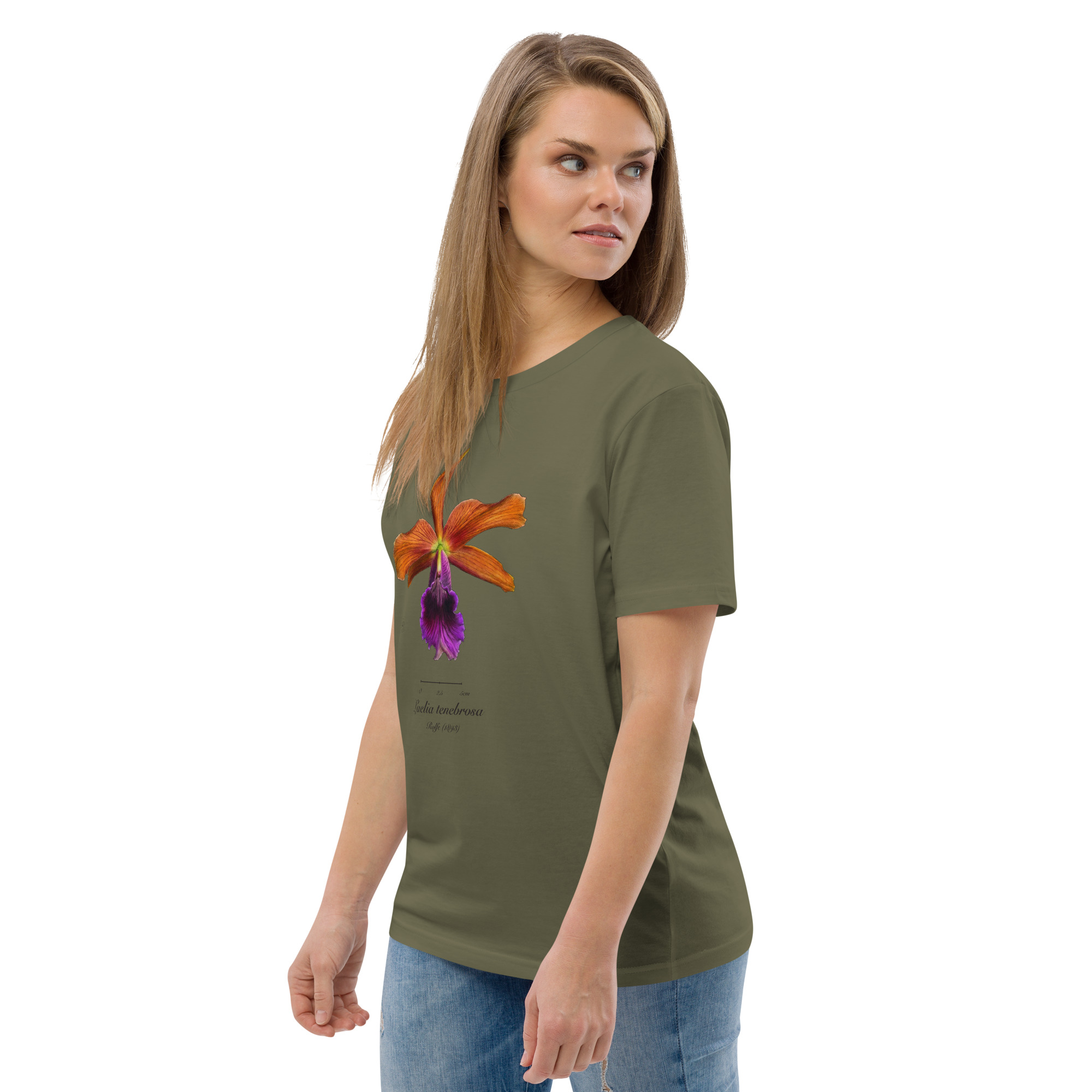 Laelia tenebrosa Botanical Orchid T-Shirt | Premium Organic Cotton | Scientific Botanical Illustration | Plant Lover Gift | Sustainable Fashion - Image 37
