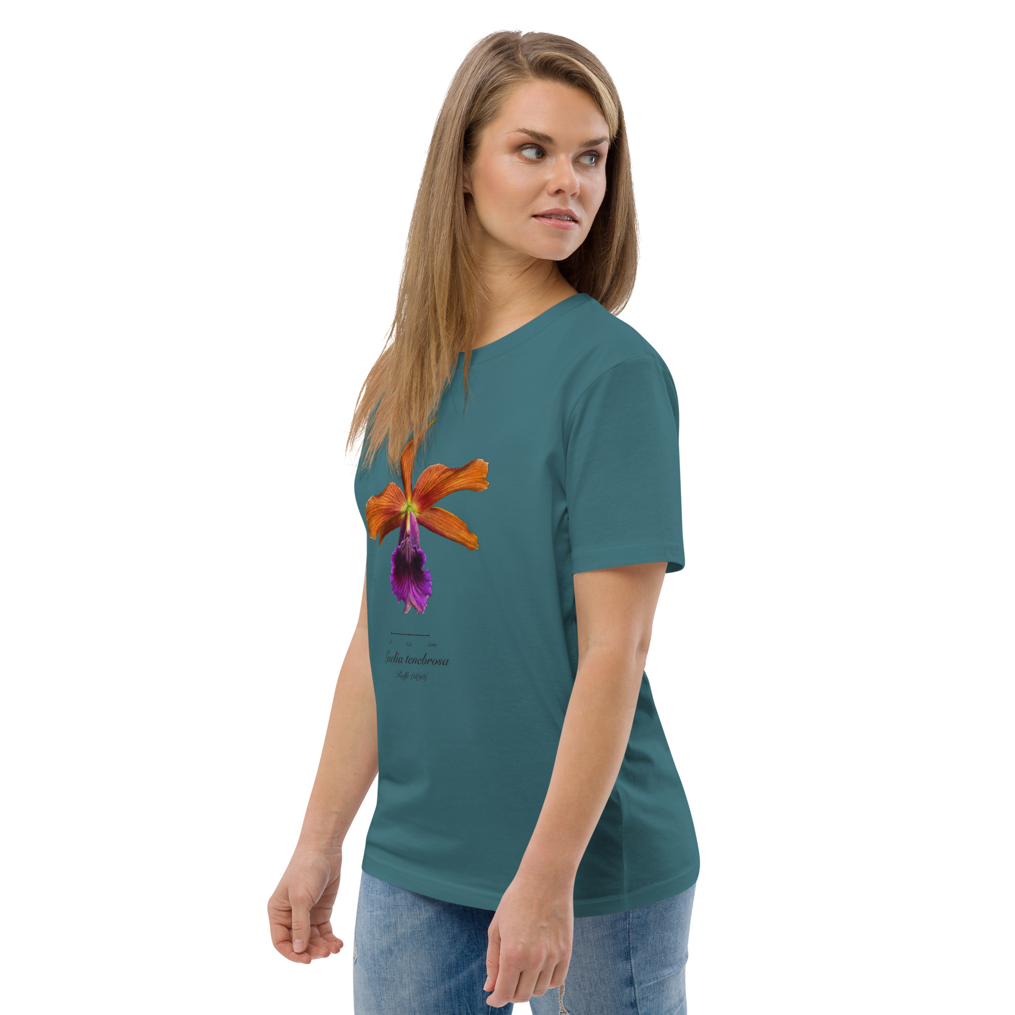 Laelia tenebrosa Botanical Orchid T-Shirt | Premium Organic Cotton | Scientific Botanical Illustration | Plant Lover Gift | Sustainable Fashion - Image 29
