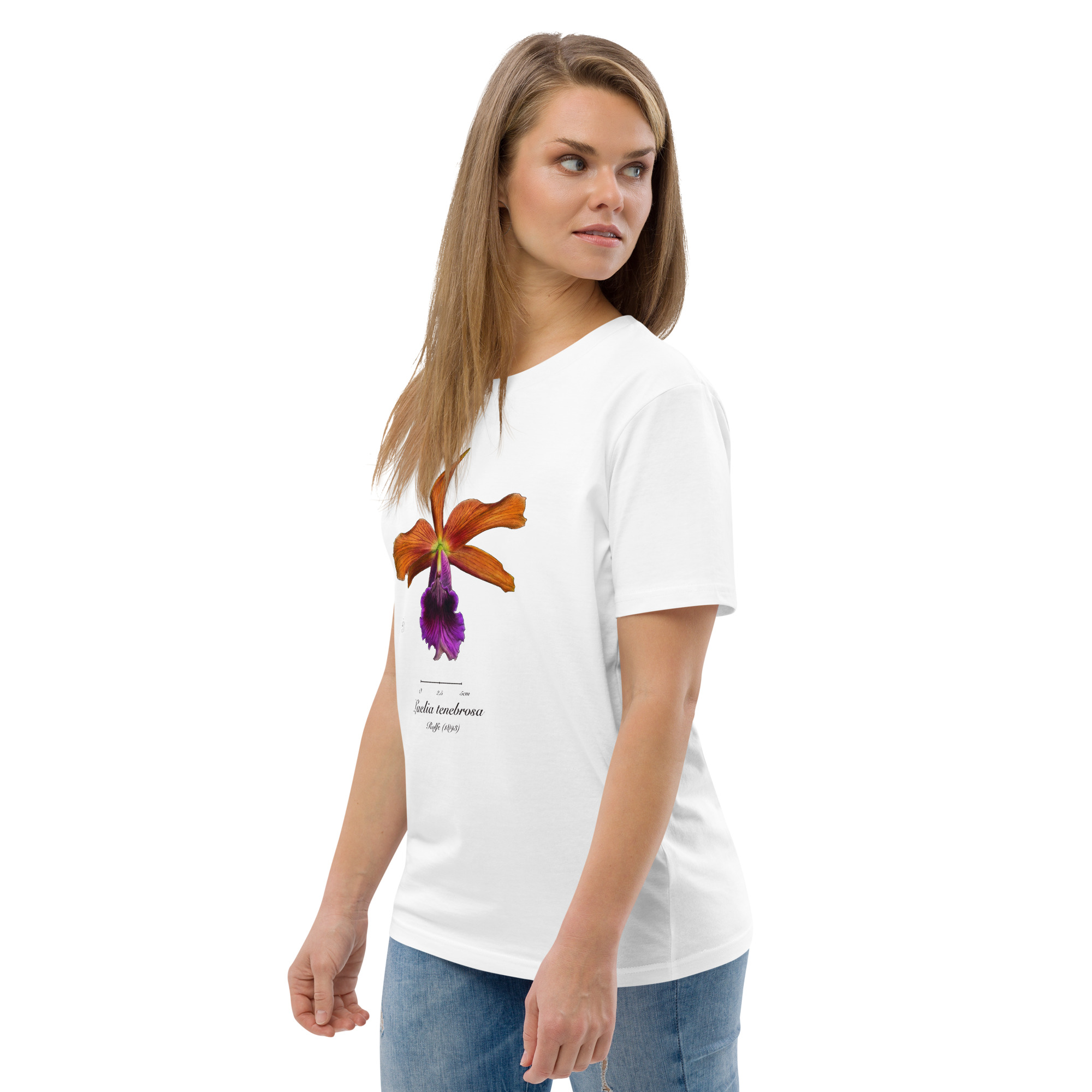 Laelia tenebrosa Botanical Orchid T-Shirt | Premium Organic Cotton | Scientific Botanical Illustration | Plant Lover Gift | Sustainable Fashion - Image 61